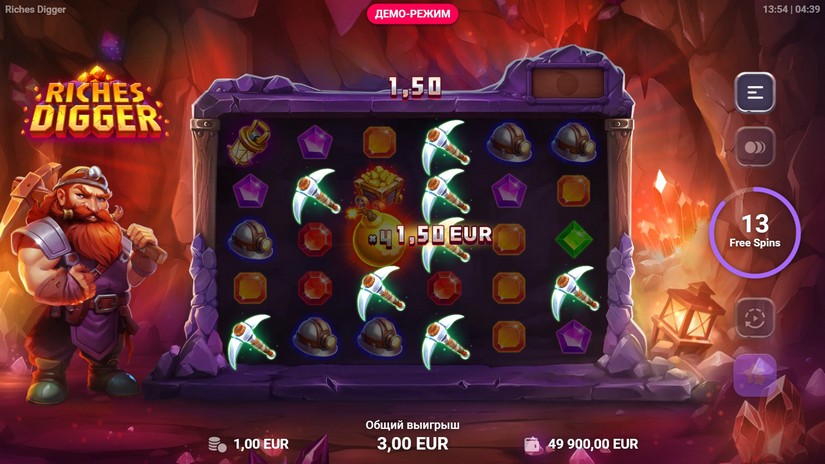 Riches Digger slot screen 4