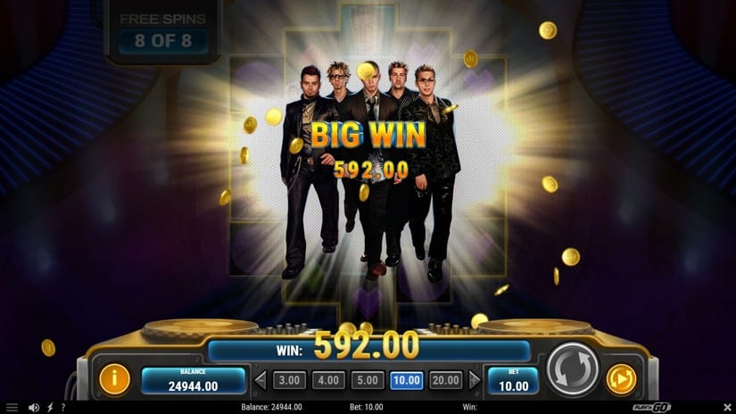 NSYNC Pop slot screen 6