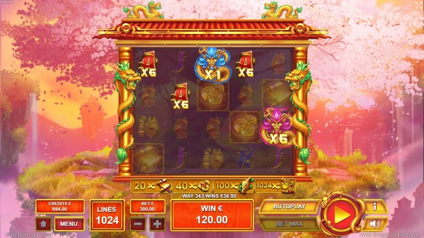 Wild Dragon`s Fortune slot screen 4