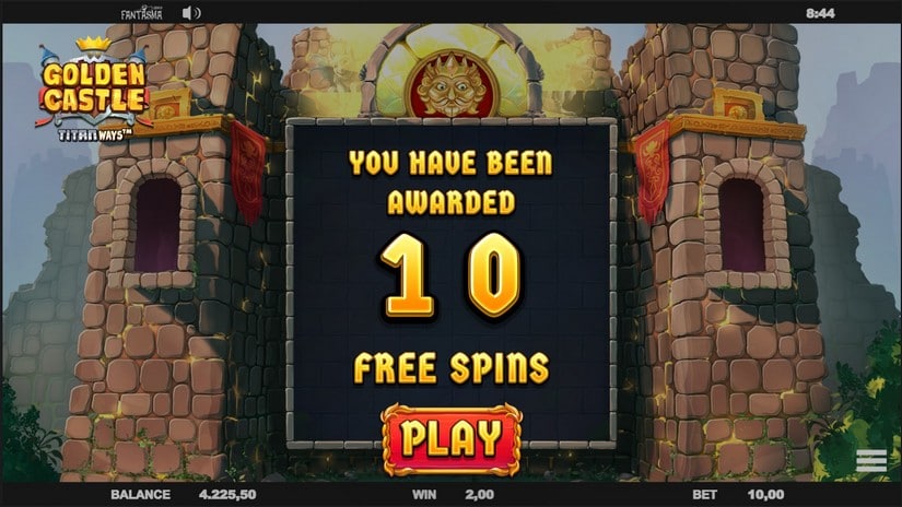 Golden Castle slot screen 4