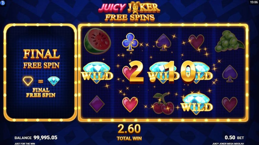 Juicy Joker Mega Moolah slot screen 3