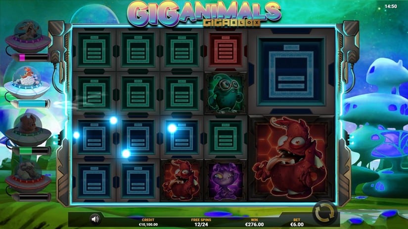 Giganimals Gigablox slot screen 6