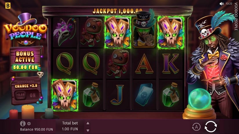 Voodoo People slot screen 2