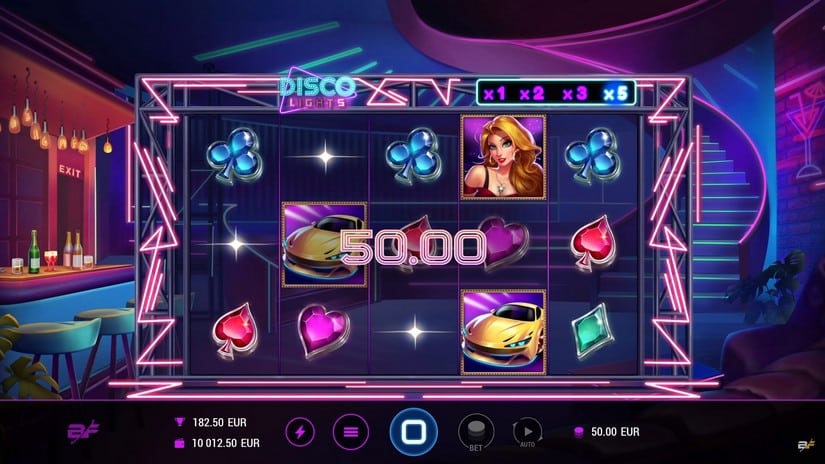 Disco Lights slot screen 2