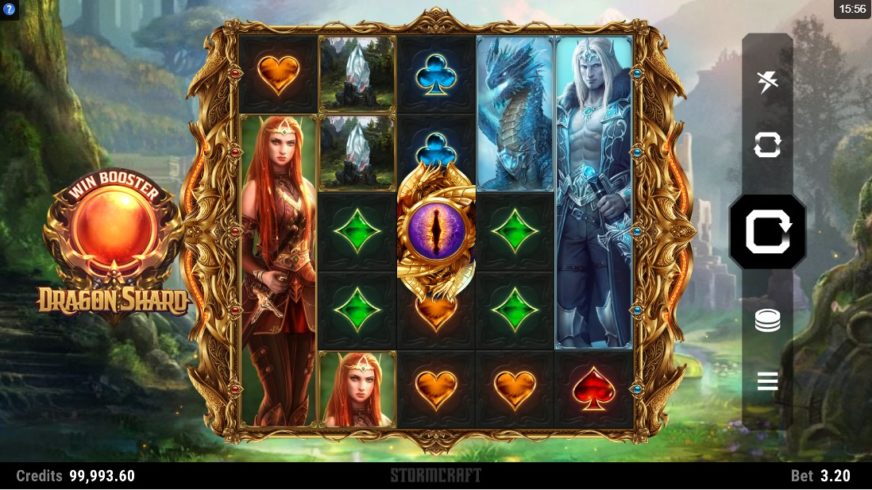 Dragon Shard slot screen 1