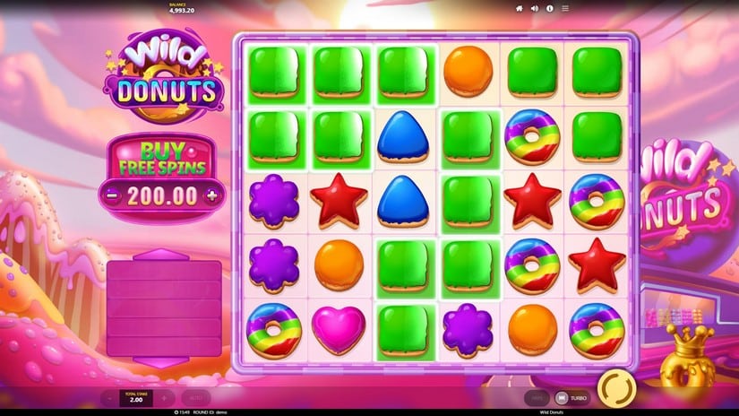 Wild Donuts slot screen 2