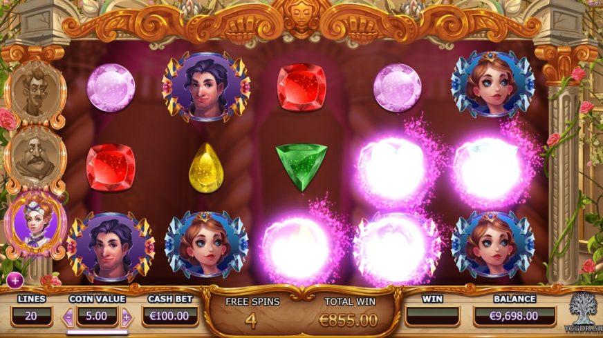Beauty and the Beast (Yggdrasil) slot screen 3
