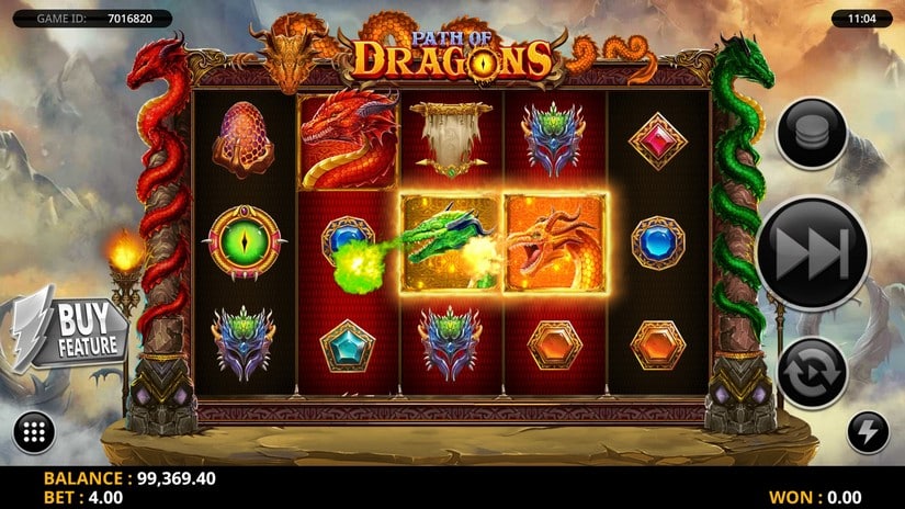 Path of Dragons slot screen 3