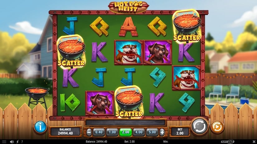 Hot Dog Heist slot screen 2
