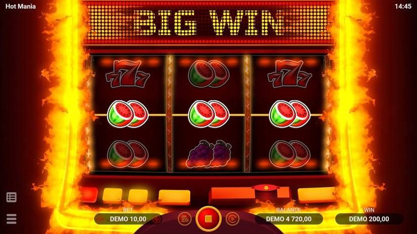 Hot Mania slot screen 3