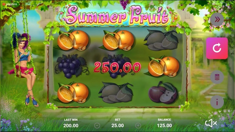 Summer Fruits slot screen 2