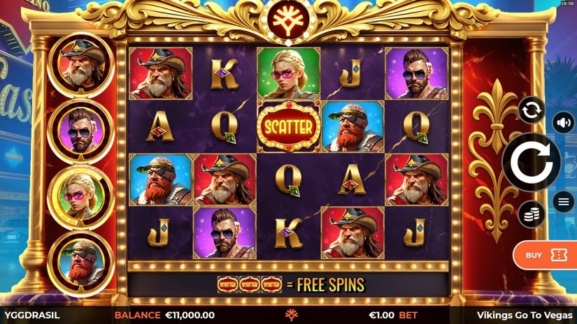 Vikings Go To Vegas slot screen 1