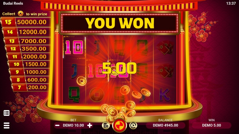 Budai Reels slot screen 2