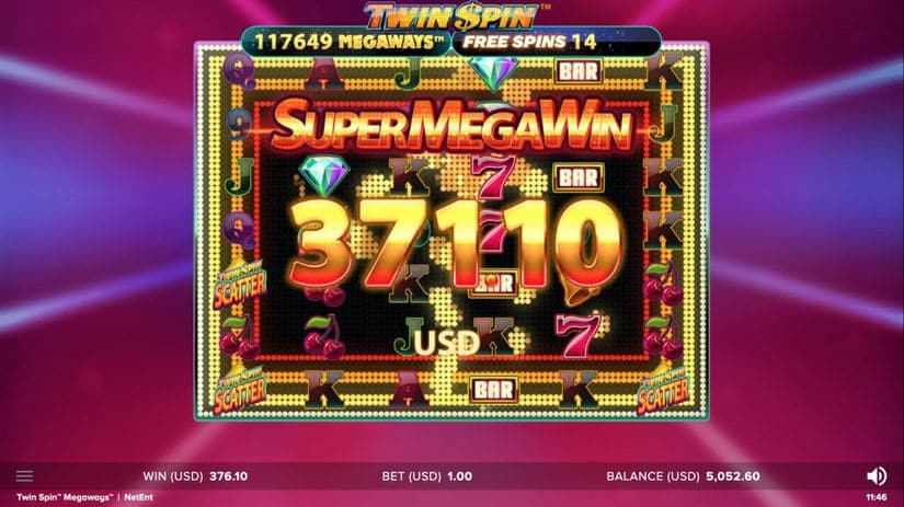 Twin Spin Megaways slot screen 4
