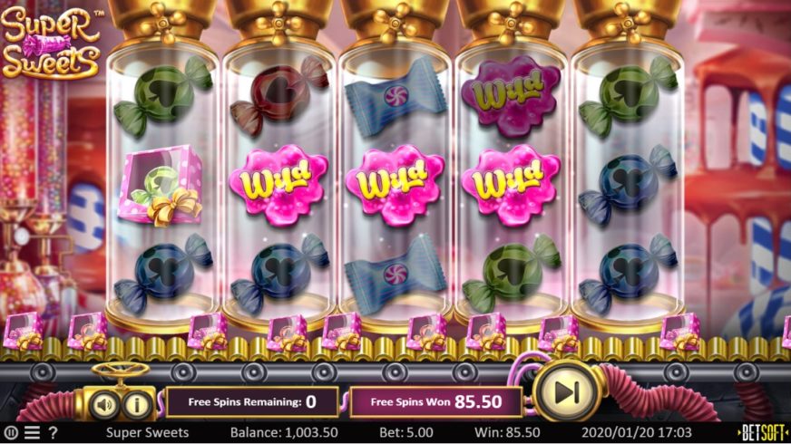 Super Sweets slot screen 5