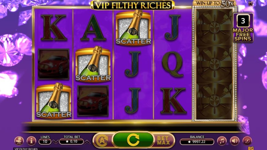 VIP Filthy Riches slot screen 4