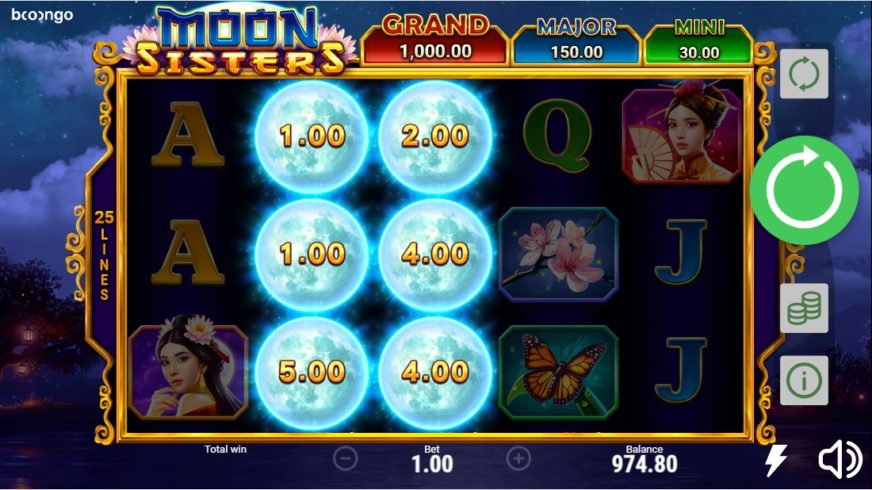 Moon Sisters slot screen 3