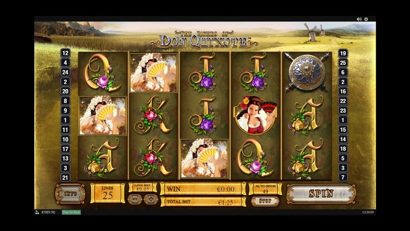 The Riches of Don Quixote slot screen 3