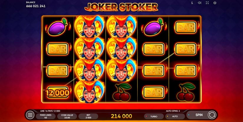 Joker Stoker slot screen 2