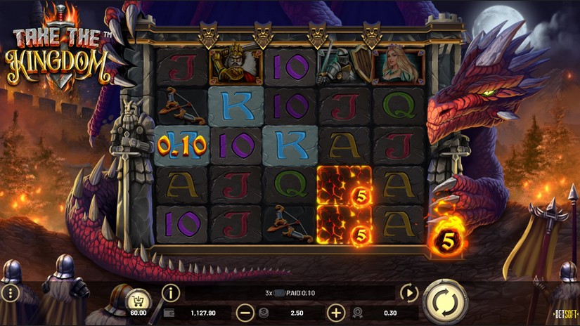 Take The Kingdom slot screen 2
