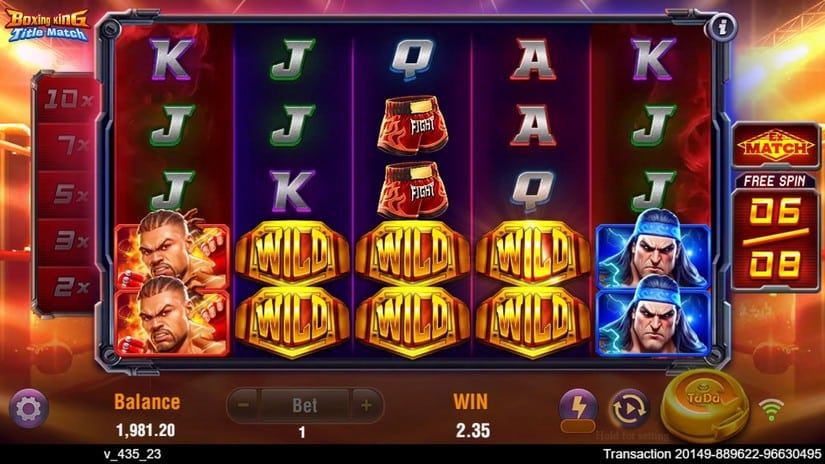 Boxing King Title Match slot screen 5