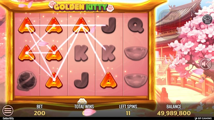 Golden Kitty slot screen 4