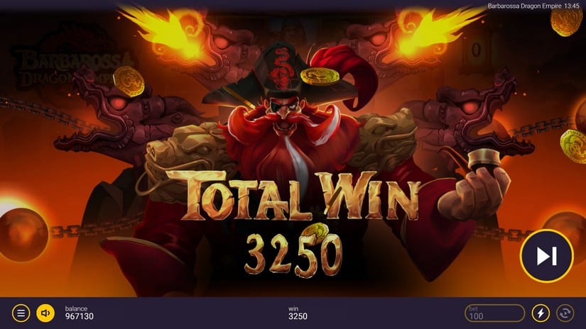 Barbarossa Dragon Empire slot screen 5