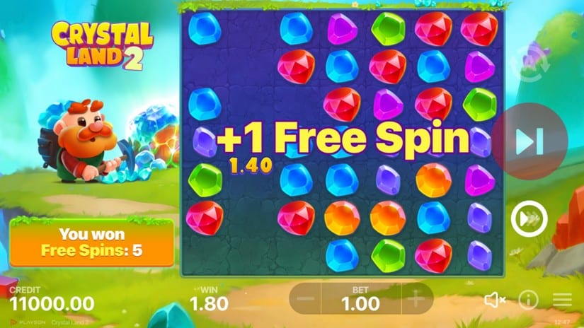 Crystal Land 2 slot screen 3