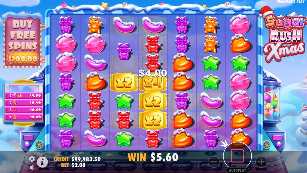 Sugar Rush Xmas free slot