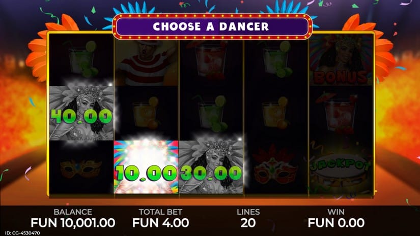 Carnival Beauties slot screen 4