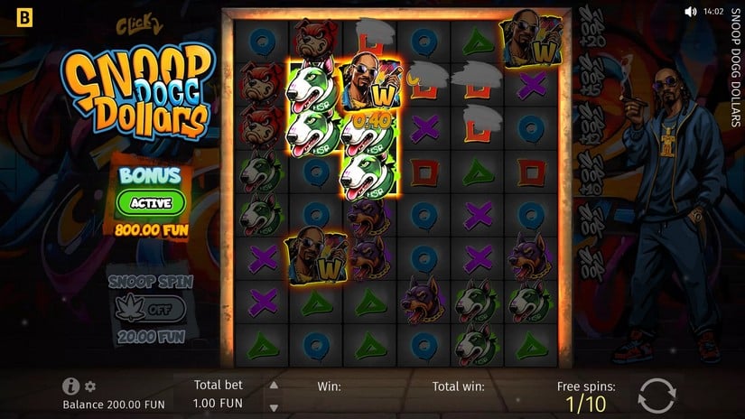 Snoop Dogg Dollars slot screen 3