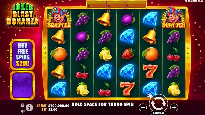 Joker Blast Bonanza slot screen 1