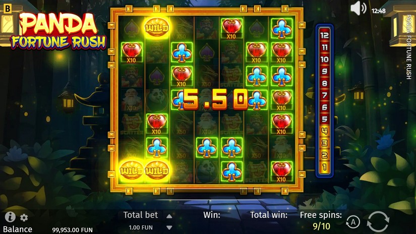 Panda Fortune Rush slot screen 4