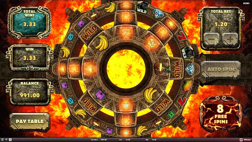 Wildcano with Orbital Reels slot screen 4