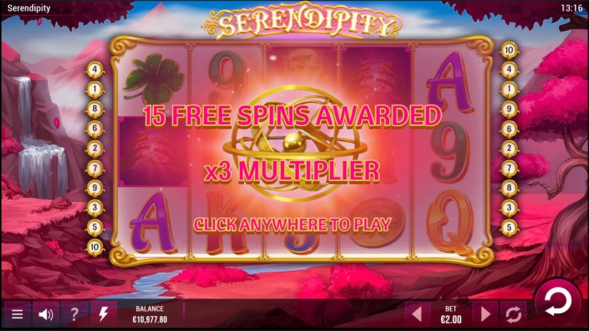 Serendipity slot screen 3