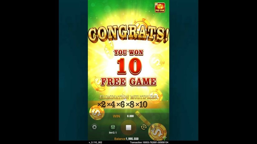 Mega Ace slot screen 3