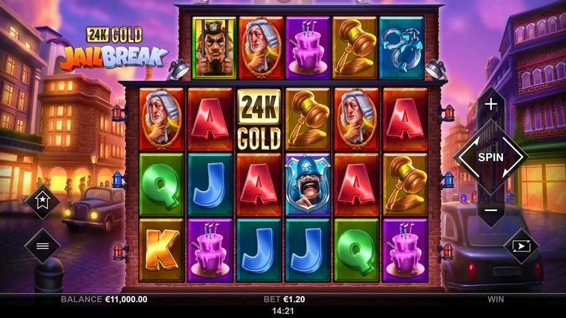 24K Gold JailBreak slot screen 1