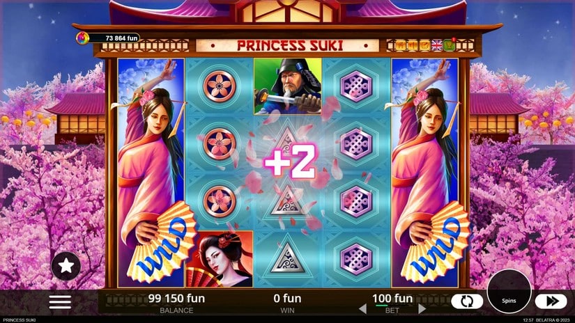 Princess Suki slot screen 3