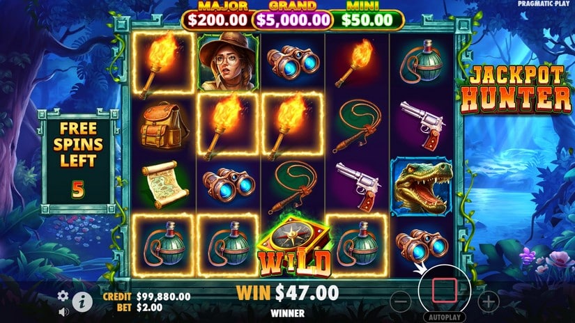 Jackpot Hunter slot screen 5