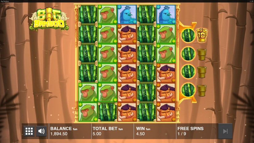 Big Bamboo slot screen 5