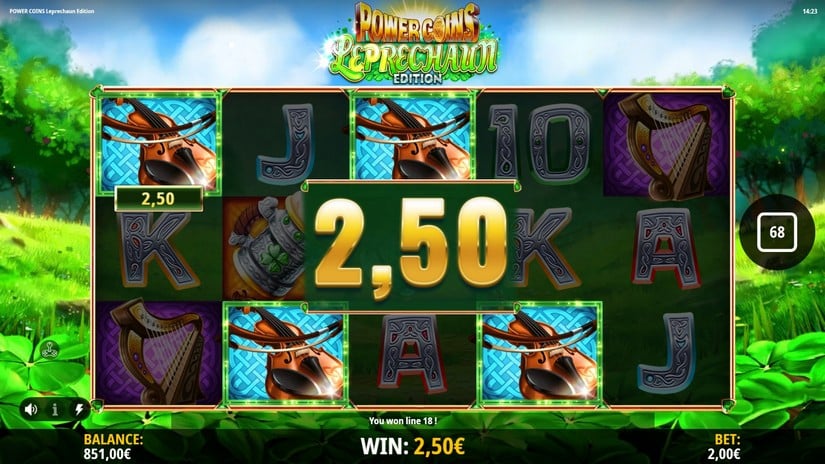 Power Coins Leprechaun Edition slot screen 5