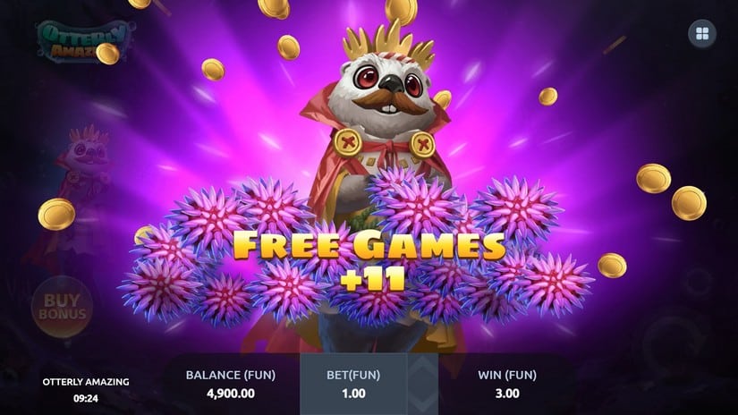 Otterly Amazing slot screen 4