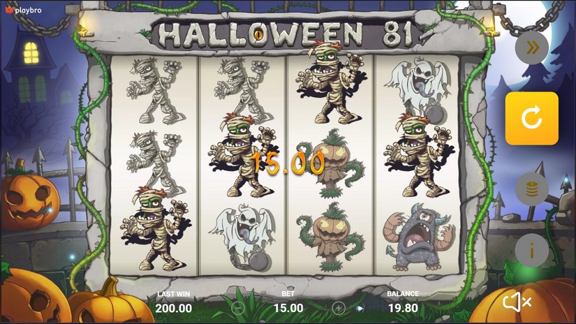 Halloween 81 slot screen 3