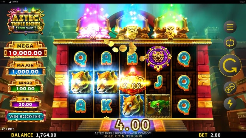 Aztec Triple Riches Power Combo slot screen 3
