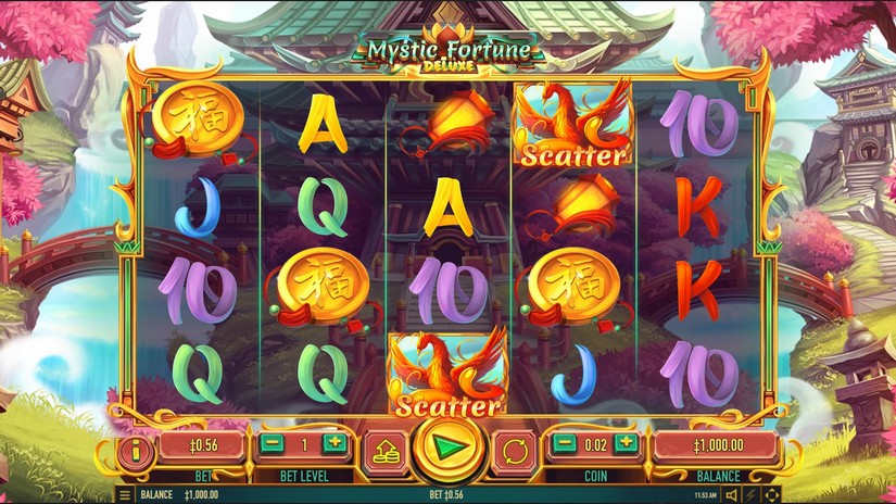 Mystic Fortune Deluxe slot screen 1