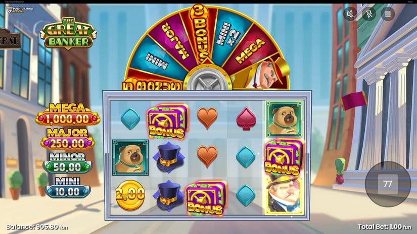 The Great Banker slot screen 3