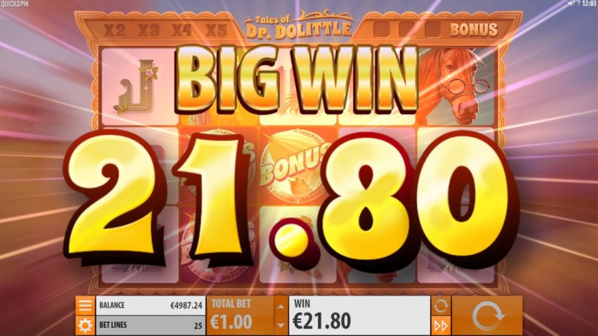 Tales of Dr Dolittle slot screen 5