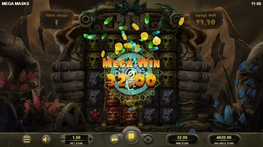Mega Masks slot screen 5