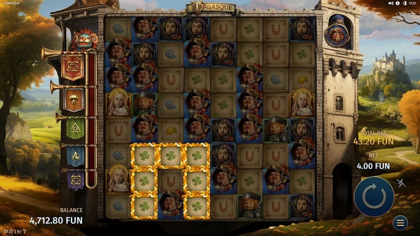 Tarasque slot screen 3