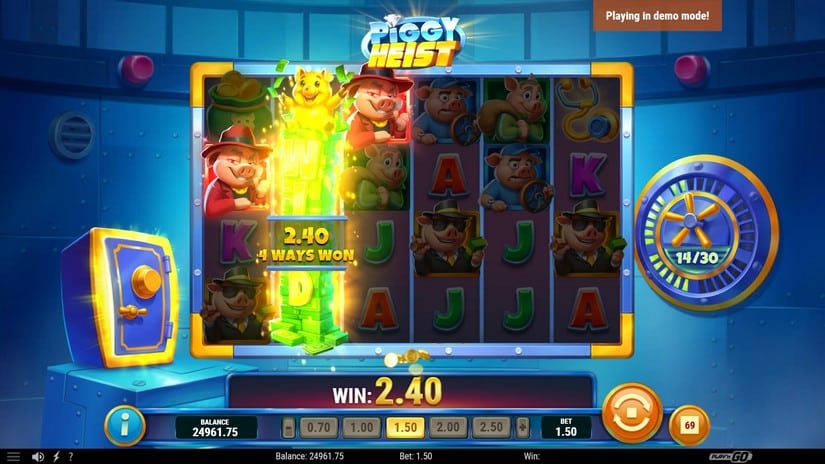 Piggy Heist slot screen 5